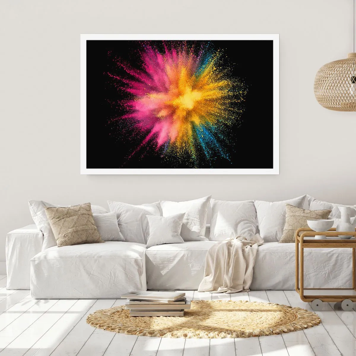 Poster - De geboorte van kleuren - 91x61 cm