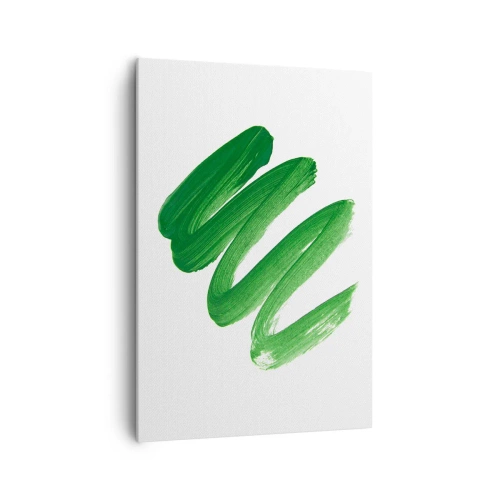 Schilderen op canvas - Groene grap - 70x100 cm