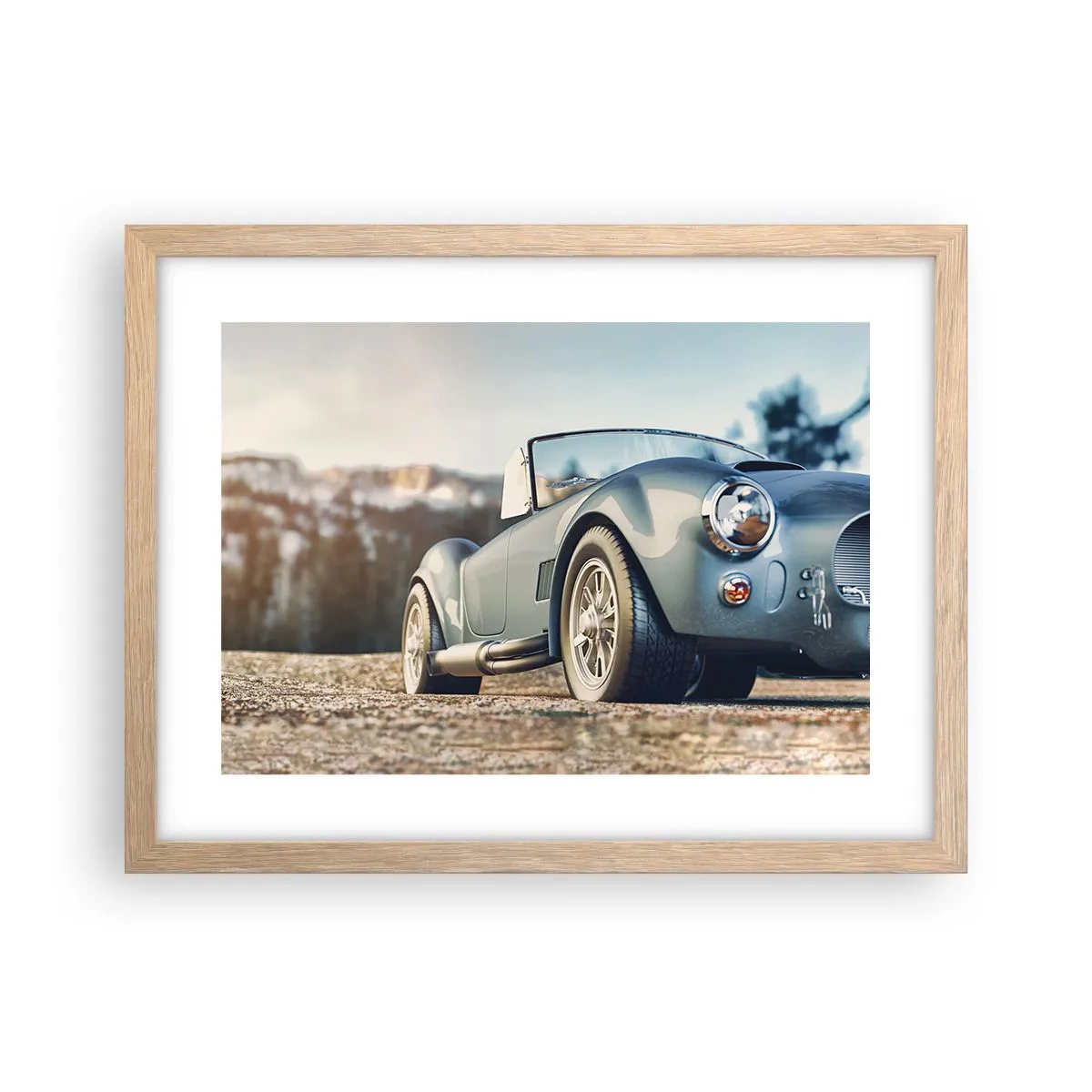 Een poster in een licht eiken lijst - Omdat stijl ertoe doet - 40x30 cm