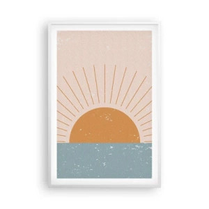 Poster in een witte lijst - Een dagelijks wonder - 61x91 cm