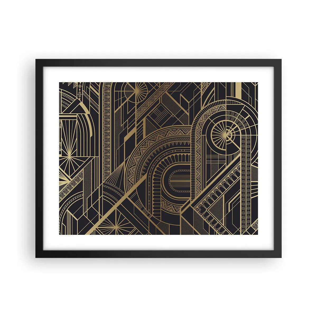 Poster in een zwarte lijst - Concepten, ideeën, plannen - 50x40 cm