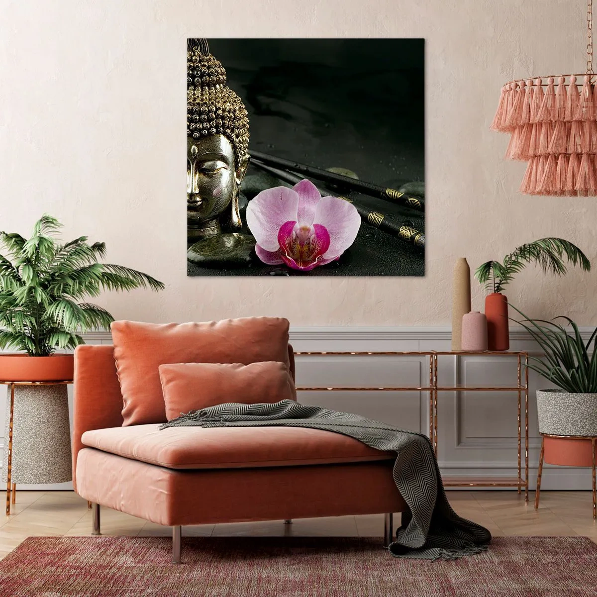Schilderen op canvas - Harmonie van wijsheid en schoonheid - 60x60 cm