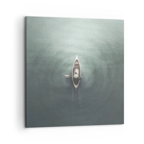 Schilderen op canvas - Door het maanmeer - 50x50 cm