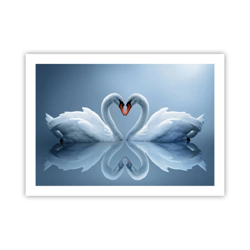 Poster - Tijd voor liefde - 70x50 cm