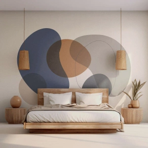 Fotobehang Premium Sand - Kleur druppels - Abstractie, Deel, Grafisch - 100x70 cm