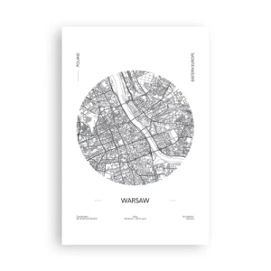 Poster - Anatomie van Warschau - 61x91 cm