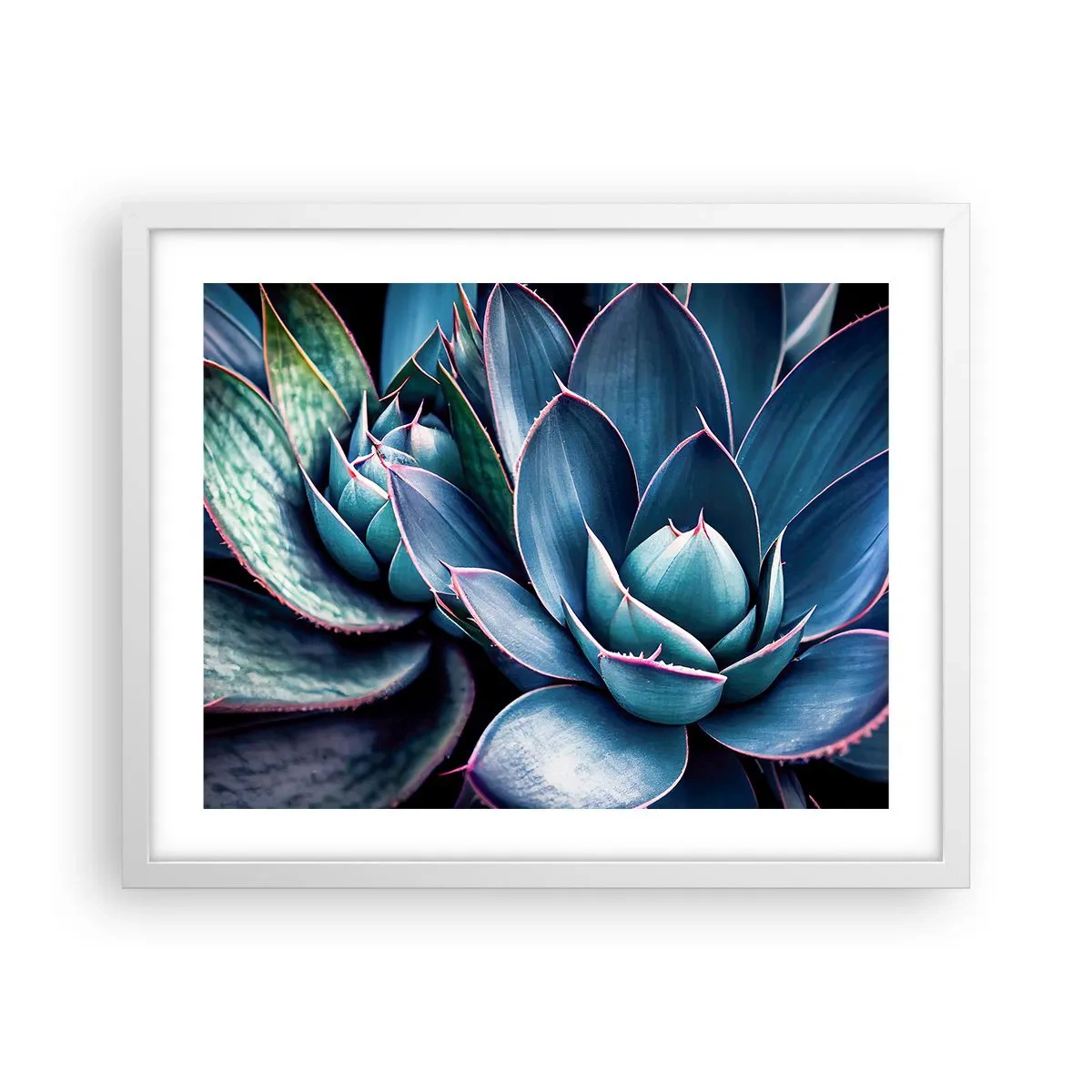 Poster in een witte lijst - Levenskracht - 50x40 cm