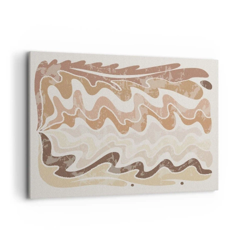 Schilderen op canvas - Goede energie – goede emoties - 120x80 cm