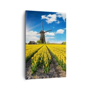 Schilderen op canvas - Hollandser kan het niet - 80x120 cm