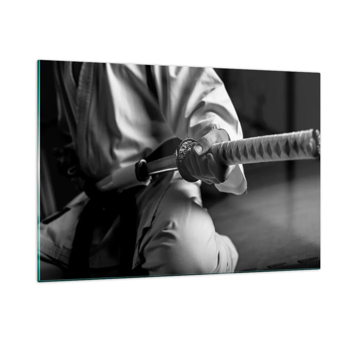 Schilderen op glas - Ziel van een vechter - 120x80 cm