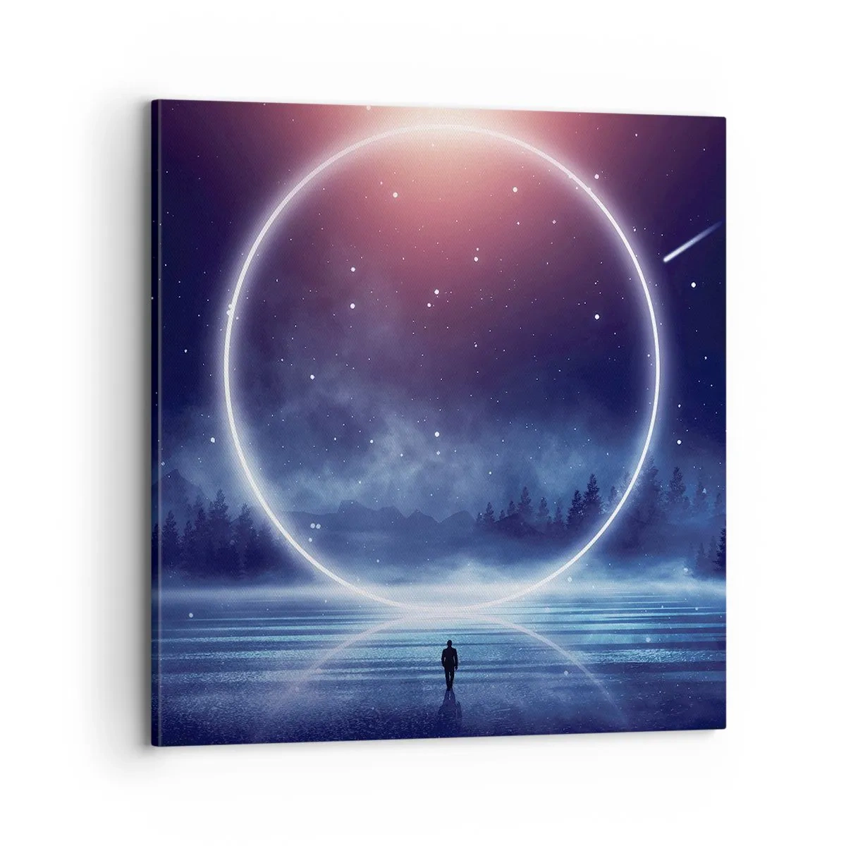 Schilderen op canvas - Ze zijn er al... - 70x70 cm