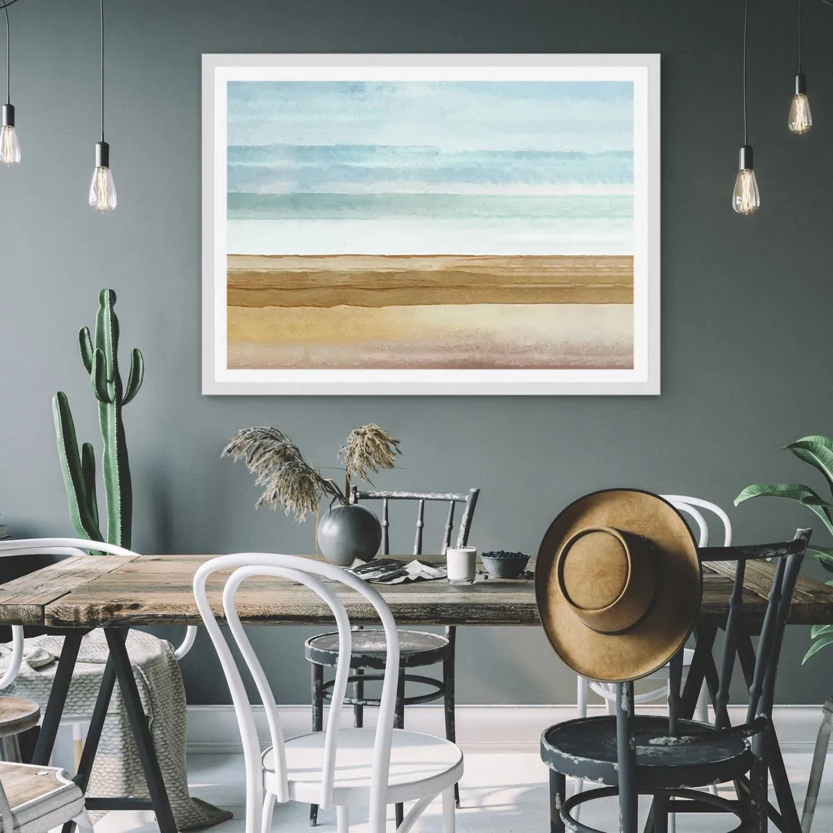 Poster in een witte lijst - Troost - 40x30 cm