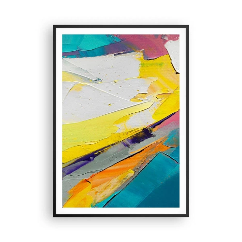 Poster in een zwarte lijst - De anatomie van licht - 70x100 cm