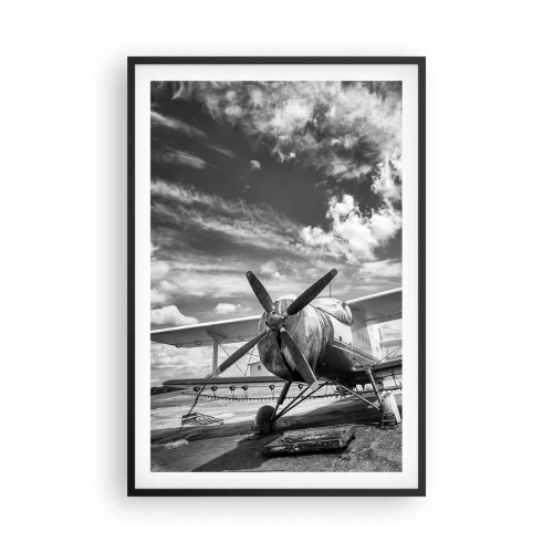 Poster in een zwarte lijst - Ik kan niet wachten! - 61x91 cm