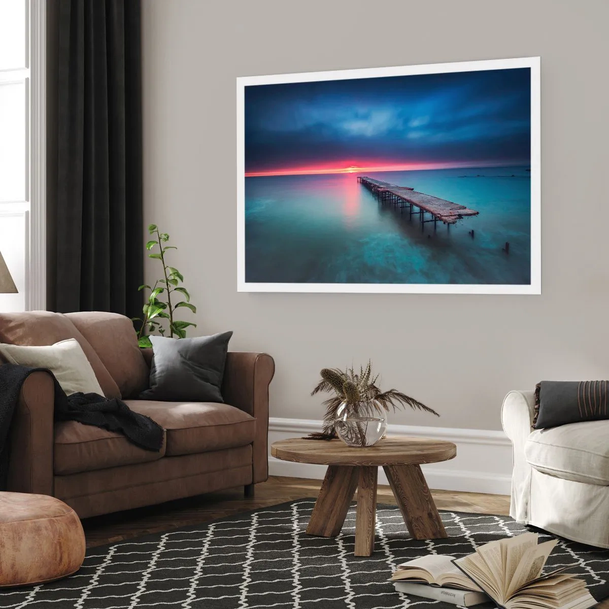 Poster - Tussen hemel en aarde - 100x70 cm