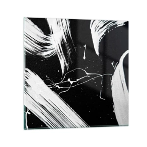 Schilderen op glas - Breek de duisternis - 30x30 cm