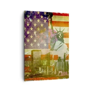 Schilderen op canvas - Viva America! - 50x70 cm