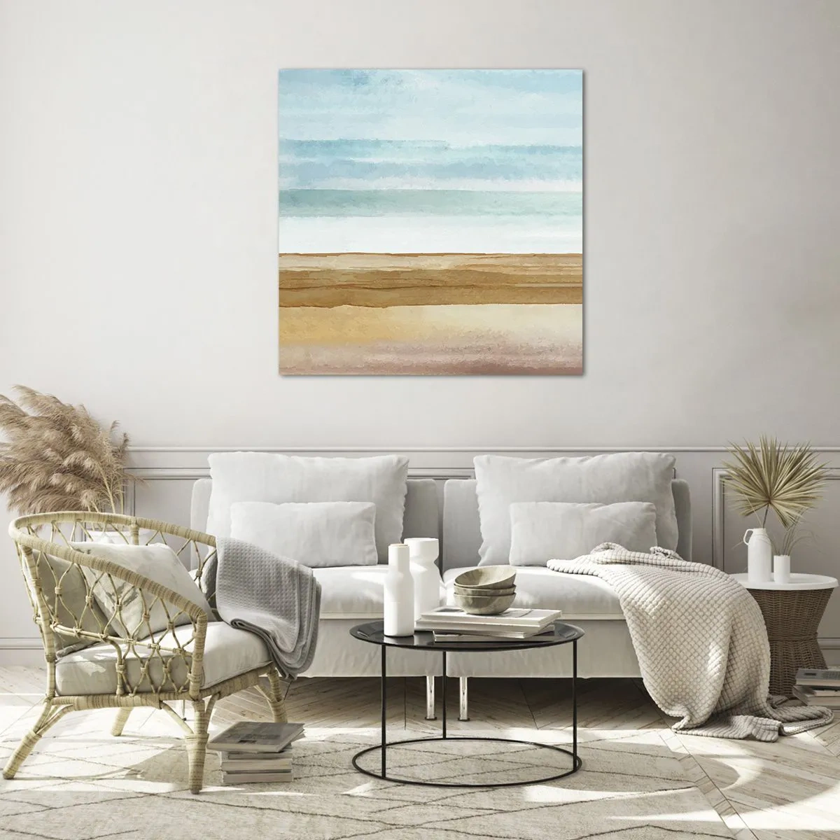 Schilderen op glas - Troost - 60x60 cm