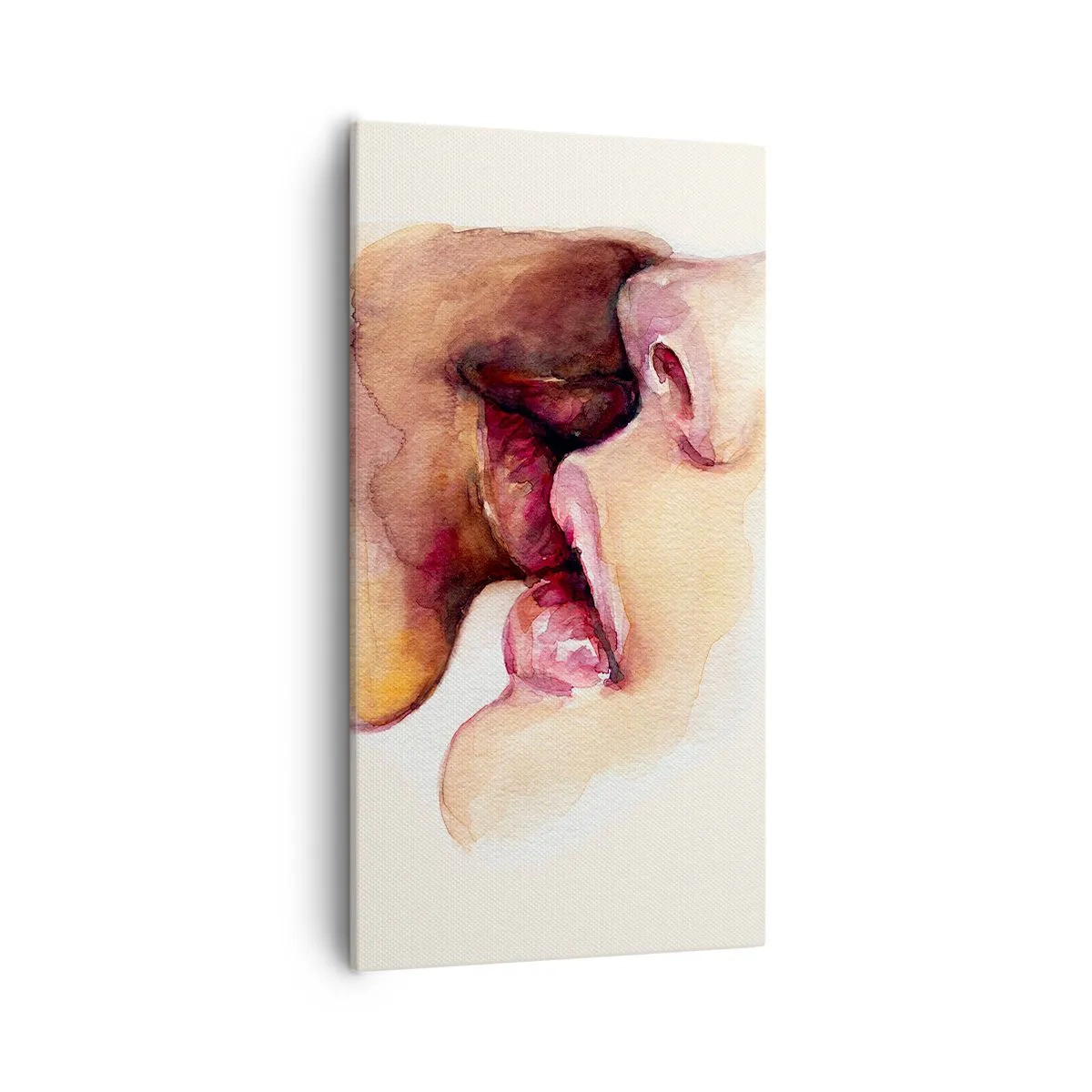 Schilderen op canvas - Zoals dag en nacht, aarde en lucht - 55x100 cm