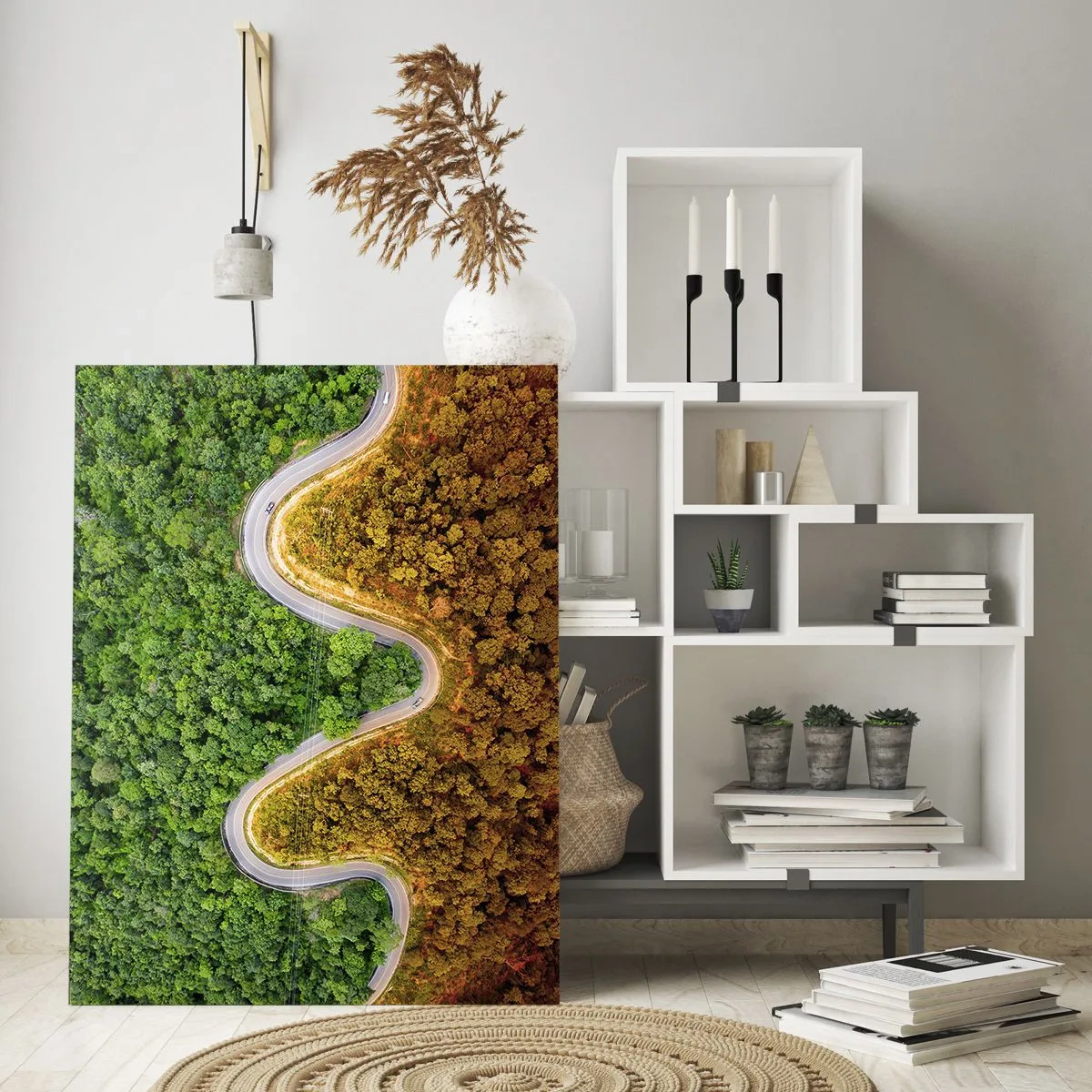 Schilderen op glas - Grenzen en doorbraken - 70x100 cm