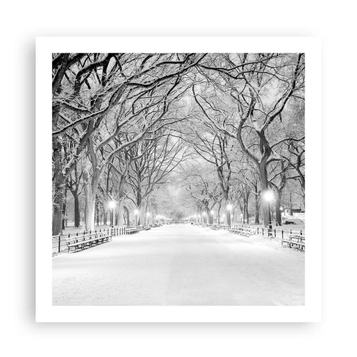 Poster - Vier seizoenen - winter - 60x60 cm
