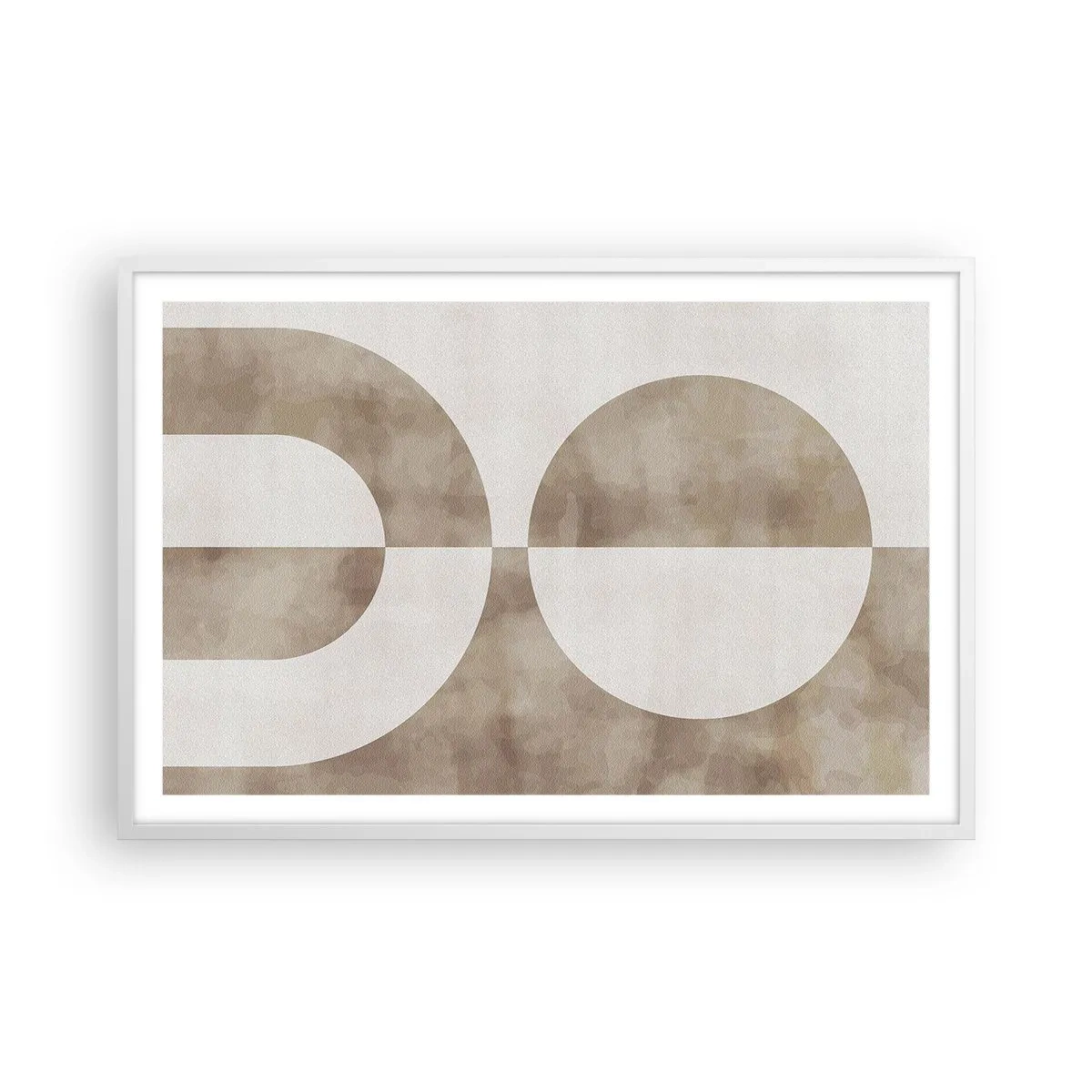 Poster in een witte lijst - Gelijkenissen en verschillen - 91x61 cm