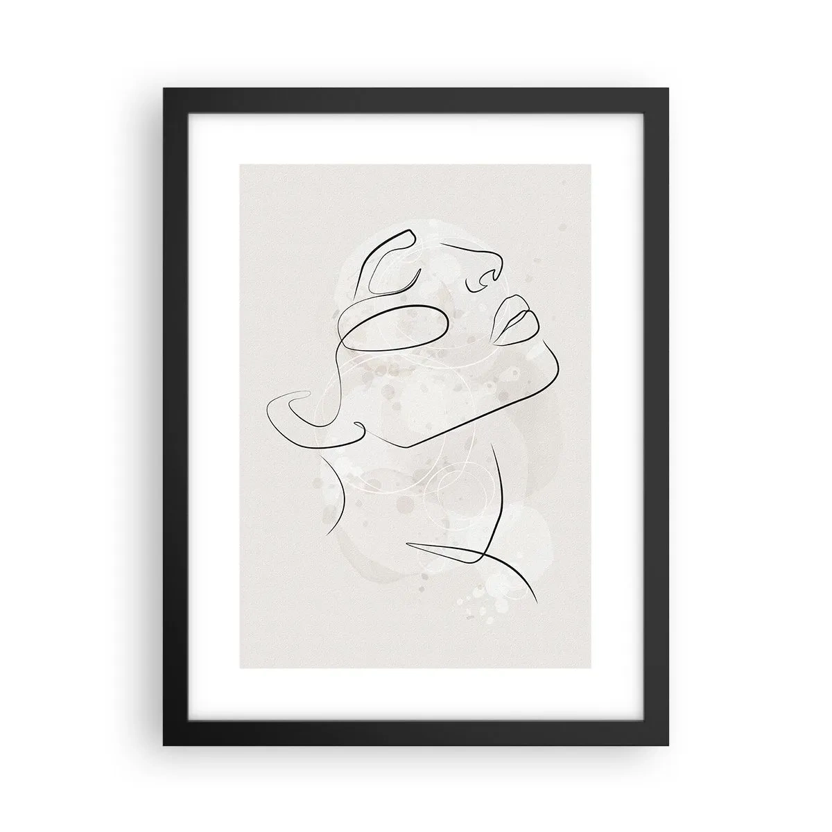 Poster in een zwarte lijst - De omtrek van een droom - 30x40 cm