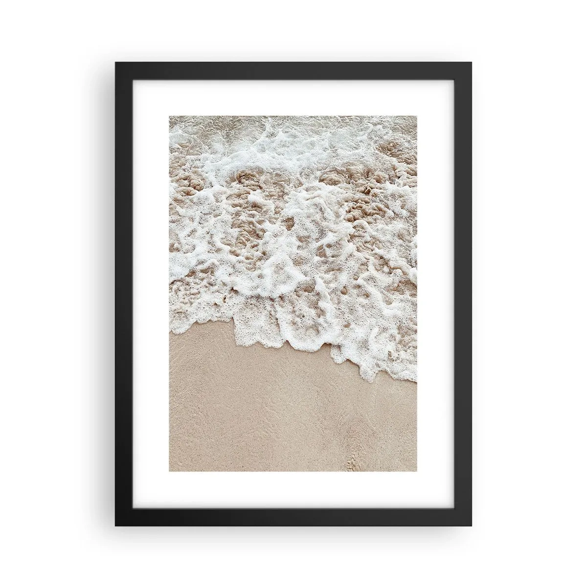 Poster in een zwarte lijst - Ben zo terug - 30x40 cm