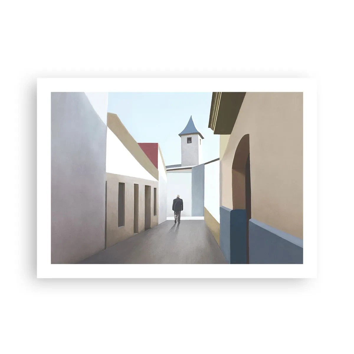 Poster - Een zonnige wandeling - 70x50 cm