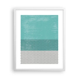 Poster in een witte lijst - Een uitgebalanceerde compositie - 40x50 cm