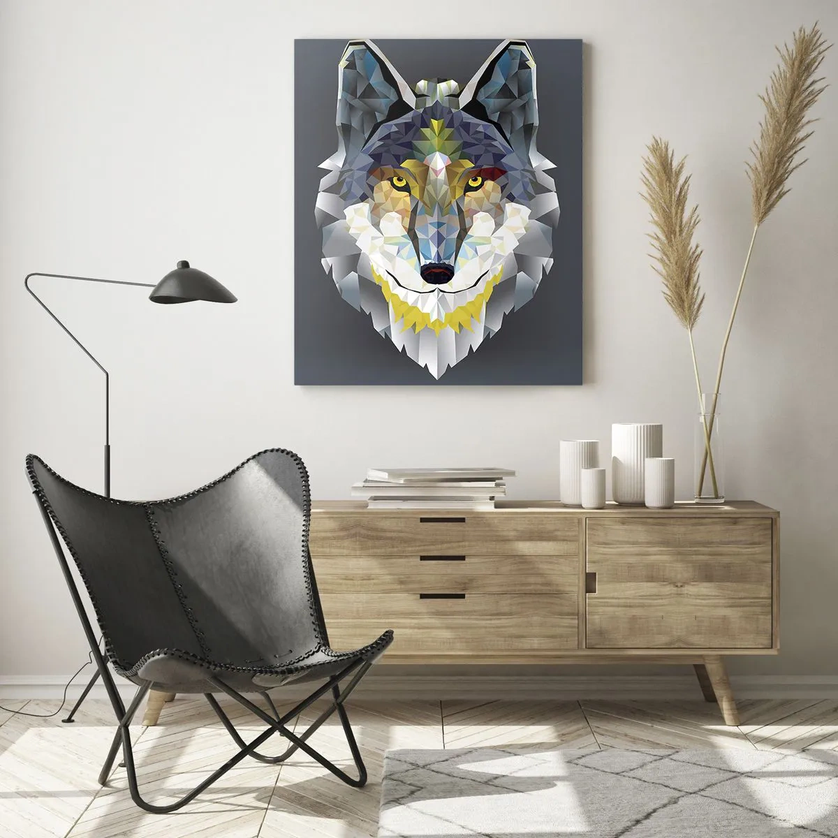 Schilderen op glas - Als we het over de duivel hebben - 50x70 cm
