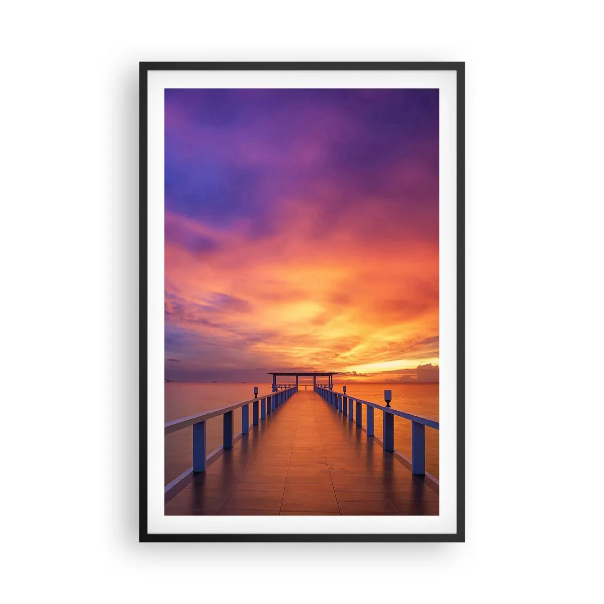 Poster in een zwarte lijst - Zonder einde - 61x91 cm