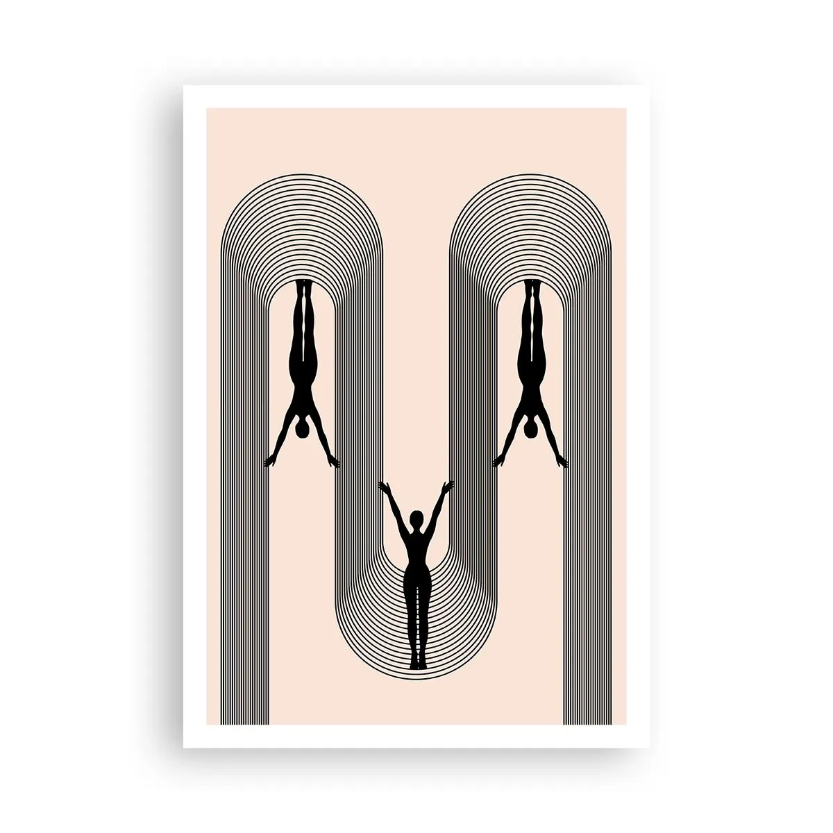 Poster - Op zijn kop - 70x100 cm