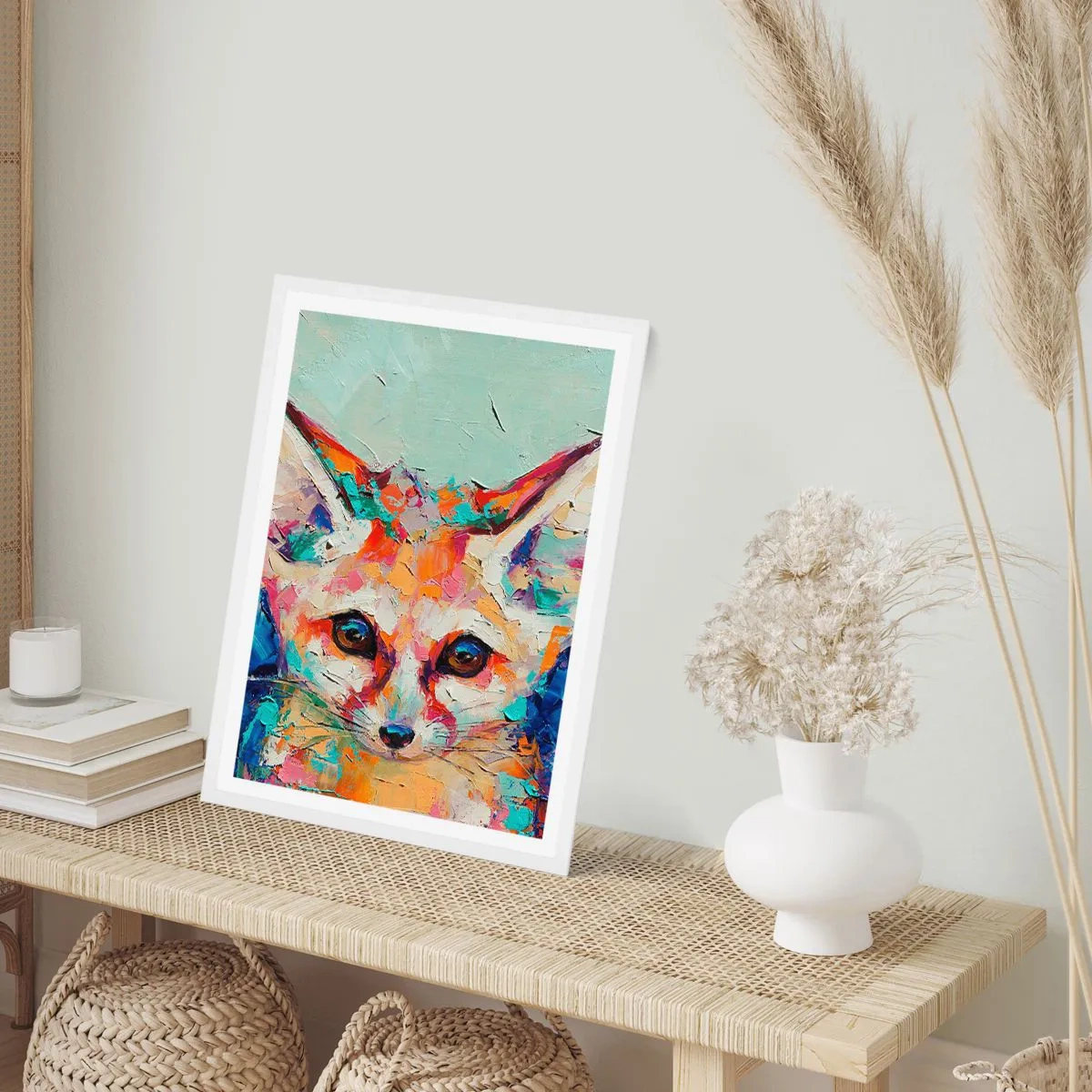 Poster in een witte lijst - Ben je klaar voor mij? - 30x40 cm