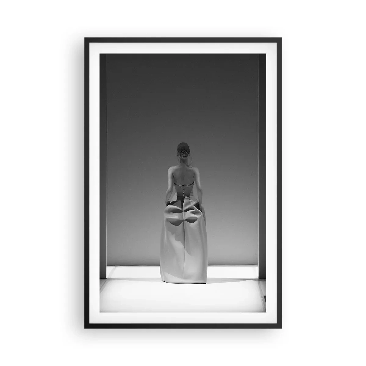 Poster in een zwarte lijst - Verfijnde eenvoud - 61x91 cm