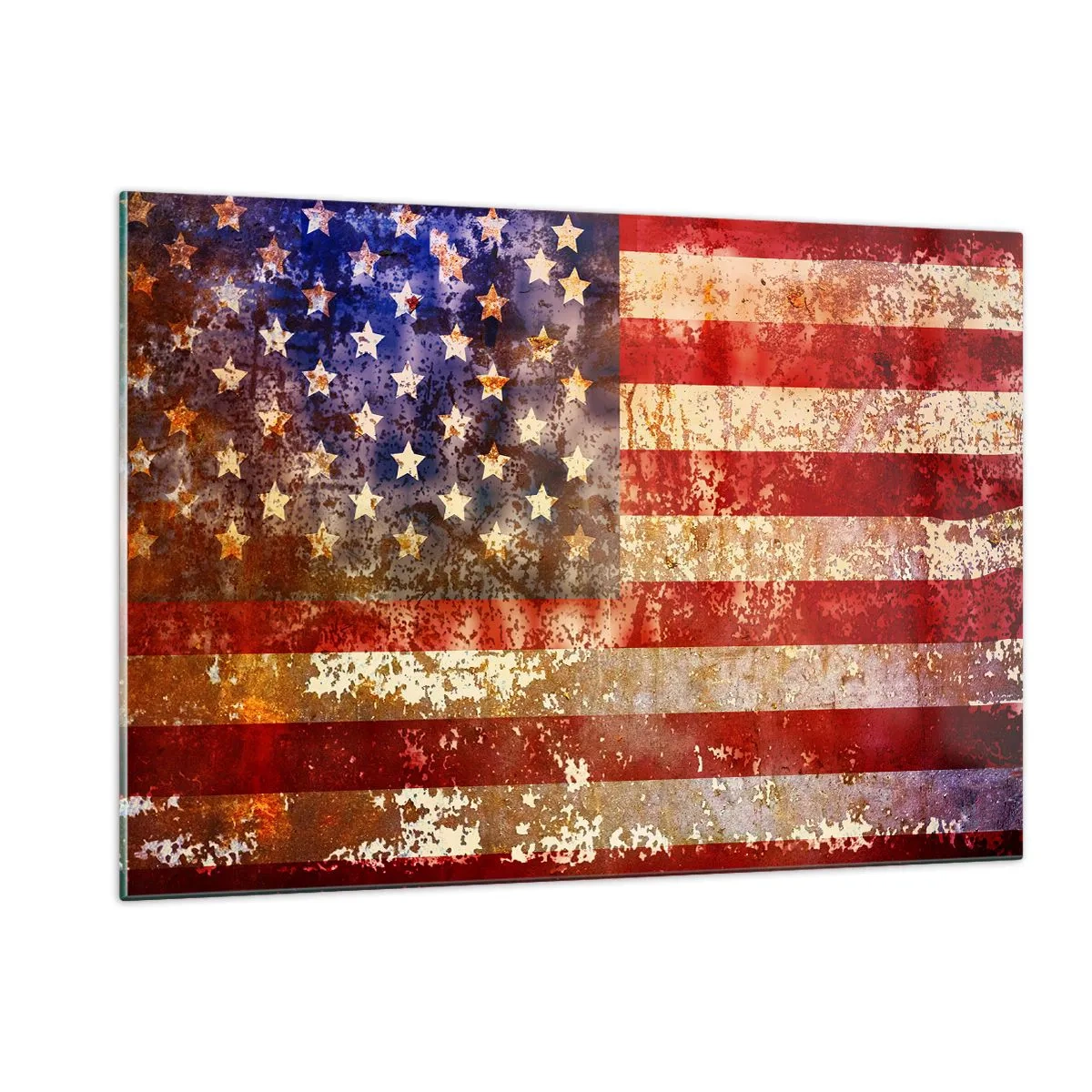 Schilderen op glas - Glorie vervaagt niet - 120x80 cm