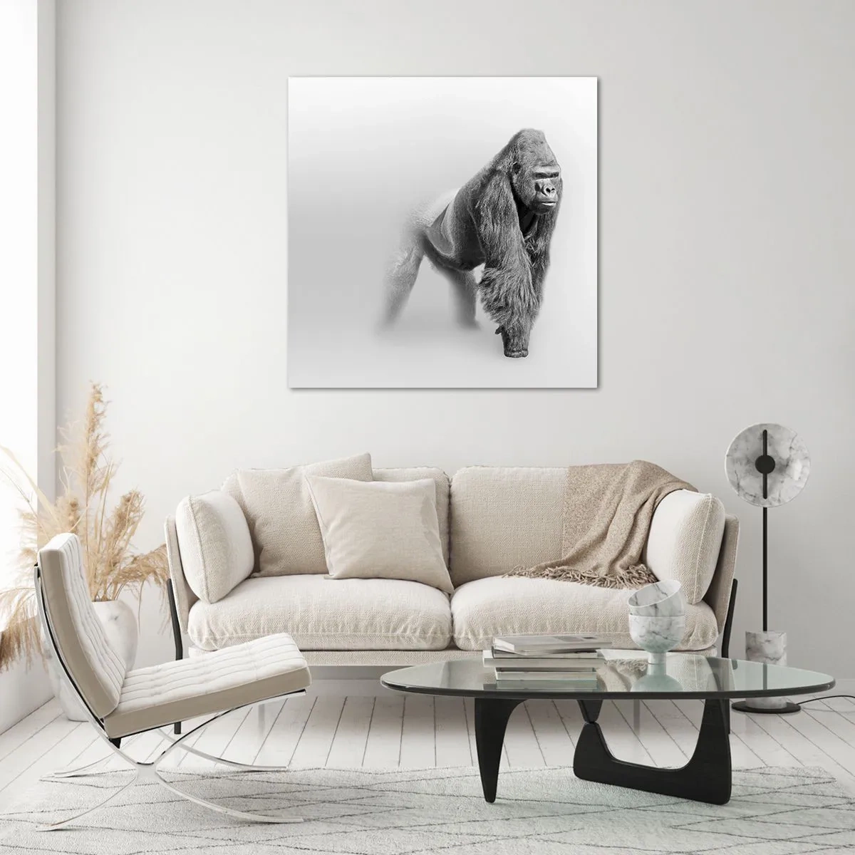 Schilderen op glas - Vertrouwen in zijn kracht - 70x70 cm