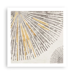 Poster - De schoonheid van de straal - 60x60 cm