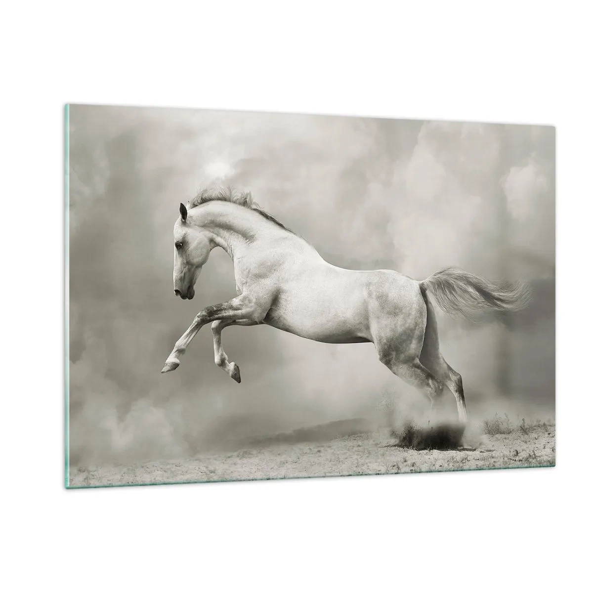 Schilderen op glas - Tussen waken en slapen - 120x80 cm