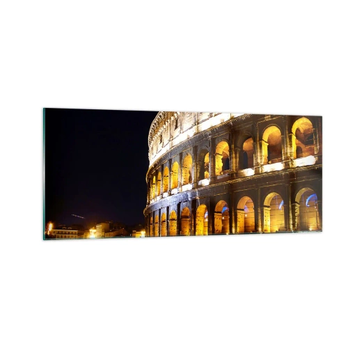 Schilderen op glas - Het is tijd om de Olympische Spelen te starten - 100x40 cm