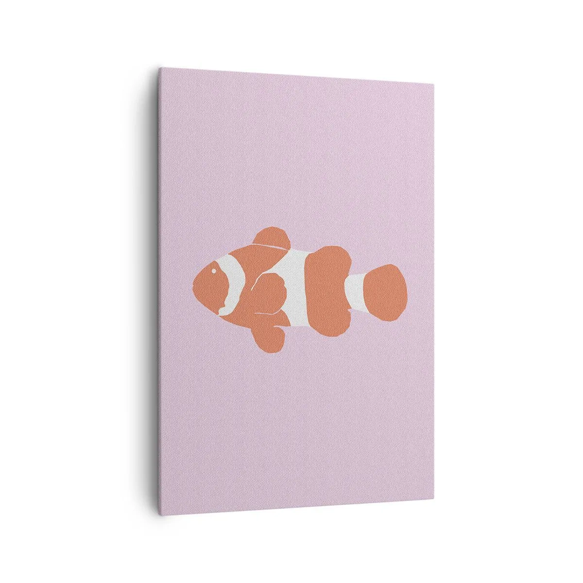 Schilderen op canvas - In koraal dat bij haar gezicht en staart past - 70x100 cm