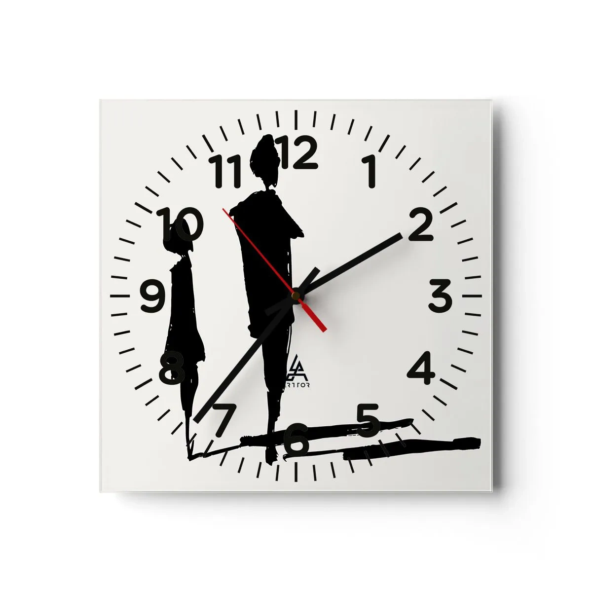 Wandklok - Klok - Zeker samen? - 40x40 cm