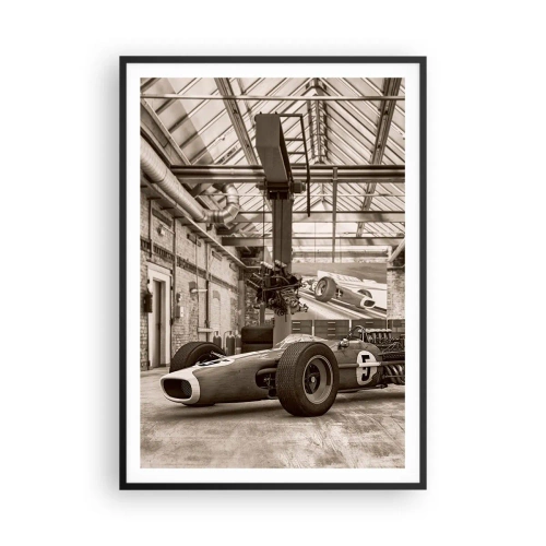 Poster in een zwarte lijst - De rust van de winnaar - 70x100 cm