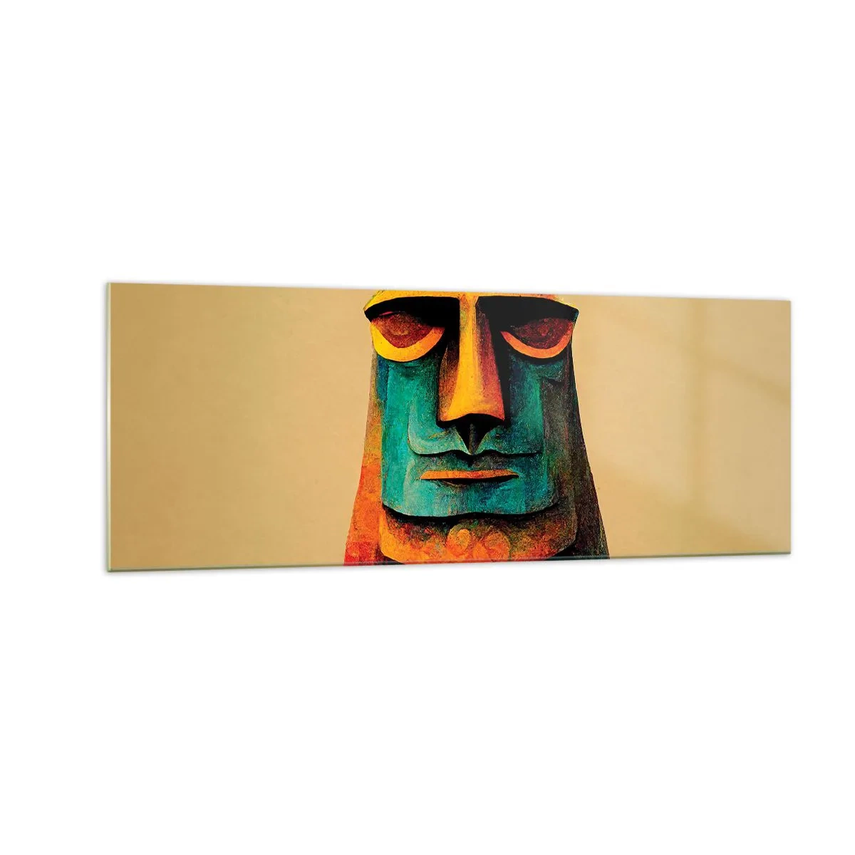 Schilderen op glas - Statig, toch lief - 140x50 cm