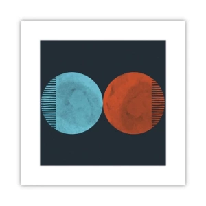 Poster - Alleen geometrie? - 30x30 cm