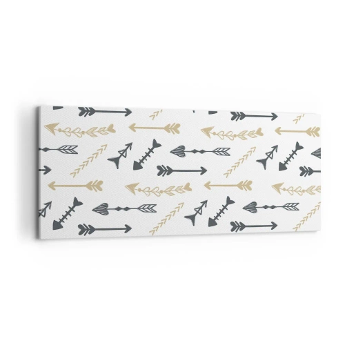 Schilderen op canvas - De droom van de boogschutter - 120x50 cm