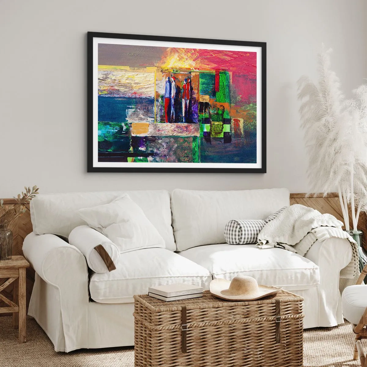 Poster in een zwarte lijst - Relaties en emoties - 70x50 cm