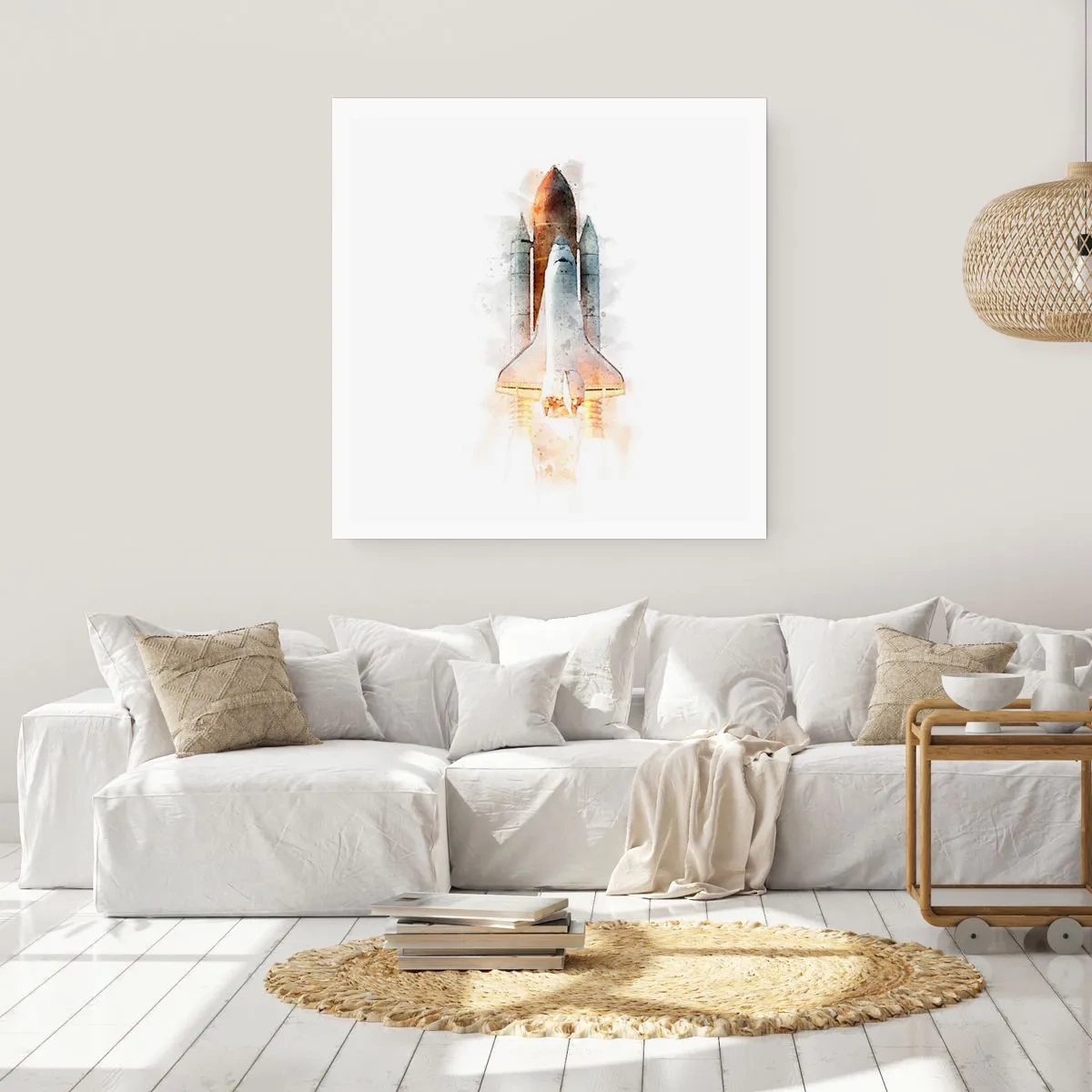 Poster - Ontdekkingsreizigers, aan de slag - 60x60 cm