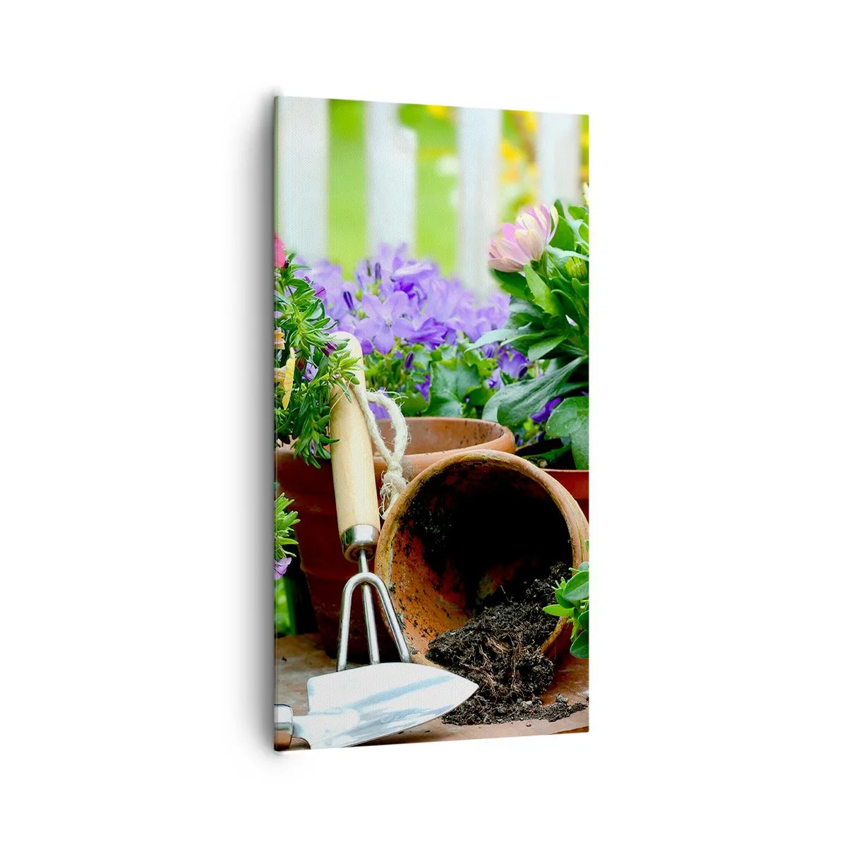 Schilderen op canvas - Zofia's tuin - 65x120 cm