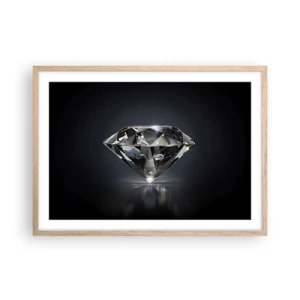 Een poster in een licht eiken lijst - Beste vriendinnen - 70x50 cm